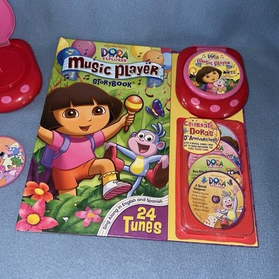 VTG Dora The Explorer Music Player Storybook Miniature CD 5 Disc
