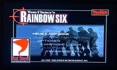 Tom Clancy's Rainbow Six für PSX (''PS1'') Ubisoft Exclusive CIB
