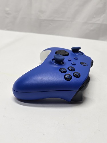 Microsoft Xbox One Wireless Controller Model 1914 Blue Missing Battery Untested - Picture 2 of 9