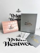 Vivienne Westwood - Croc Embossed Short Wallet - Apricot - NEW