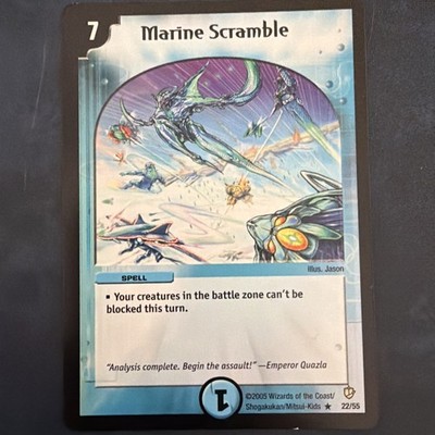 Duel Masters DM 08 22/55 NM Englisch  - Marine Scramble