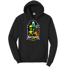 NEW Art Society x Artbag Ink ALIEN COW BLACK Hoodie SMALL-4XLARGE MADE IN USA
