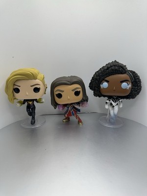 Lot of 3 The Marvels Funko Pop Captain Marvel, Ms. Marvel Photon 1249 1250 1251