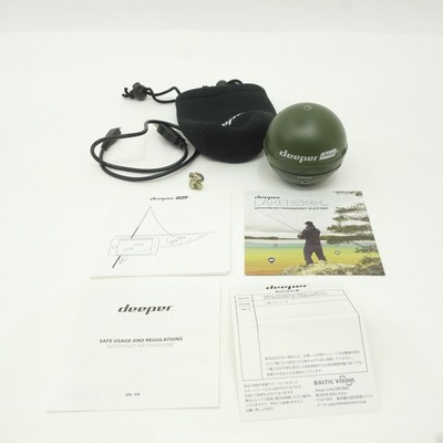 DEEPER SMART SONAR CHIRP+ Castable GPS Wi-Fi Fishfinder Used JPN