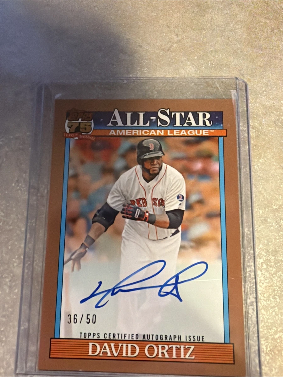 25+ David Ortiz Boston Red Sox Baseball Sports Autographed Trading