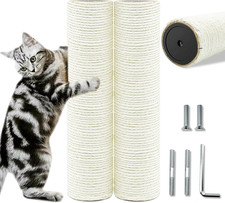 Cat Scratching Post Replacement, 2PCS 11.8in M8 Cat Tree Replacement Pole