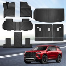 All-Weather Floor Mats for 2026 Chevy Traverse, 2024-2026 Chevrolet Traverse ...