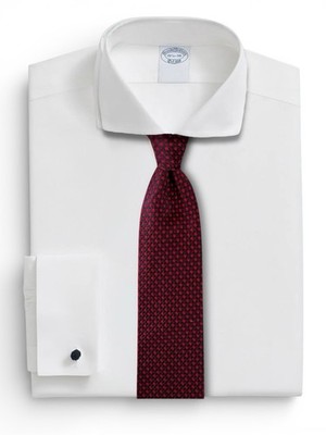 Robert Talbott Best Of Class Silk Tie Red Navy Blue Polka Dot Foulard Necktie