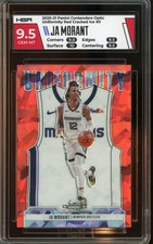 Ja Morant 2020-21 Contenders Optic Uniformity Red Cracked Ice Graded HGA 9.5 GEM