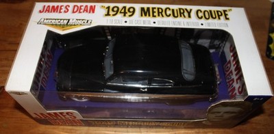 JAMES DEAN 1949 MERCURY COUPE AMERICAN MUSCLE 1:18 SCALE DIE-CAST