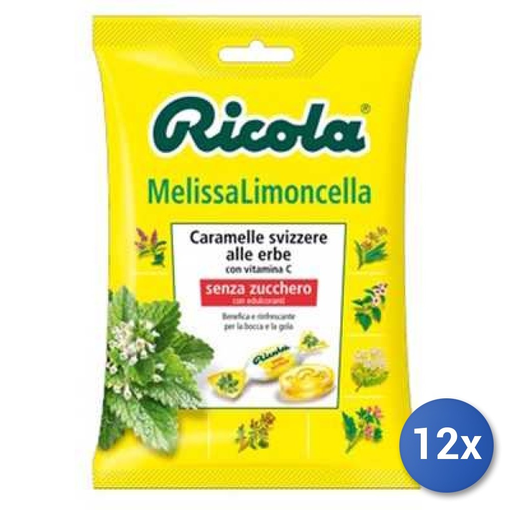 12X Multipack Ricola Candy Bag Melissa 70G