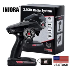 US,6CH 2.4Ghz T6F Controller Transmitter & Waterproof Receiver for RC Car Truck