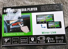Podofo 9" Wireless Car Multimedia MP5 Player With Reversing Camera,u-disk