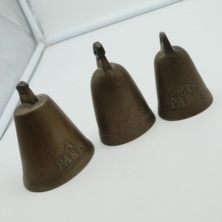 3 x A. Paris Bronze Bells Old 7 / 9.52cm = 1080g C4
