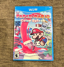 Paper Mario: Color Splash Nintendo Wii U 2016 E NTSC-U/C Case