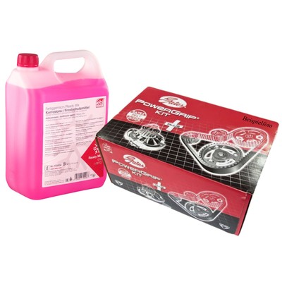 GATES Zahnriemensatz mit WAPU + 5L FEBI G12 für ALFA GIULIA STELVIO 2.2D 10.15-