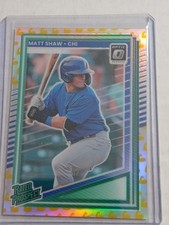 2025 Panini Donruss - Optic Rated Prospects Matt Shaw #143 Flex Prizm /149 (RC)