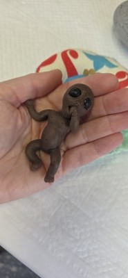 Mini Micro Preemie Baby Alien Silicone Doll Ooak Art Doll