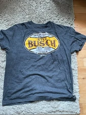 CHASE AUTHENTICS M&M'S LAS VEGAS NASCAR KYLE BUSCH GRAY GRAPHIC XL T-SHIRT JM