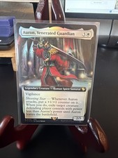 Auron, Venerated Guardian (Extended Art) Commander: Final Fantasy Foil