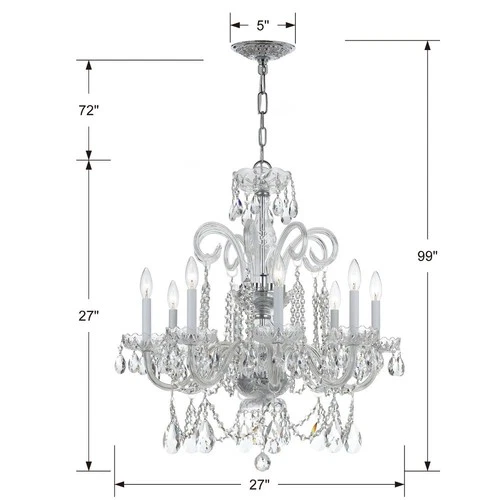 Crystorama Lighting - Eight Light Chandelier - Chandelier - Crystal - Eight - Picture 4 of 4