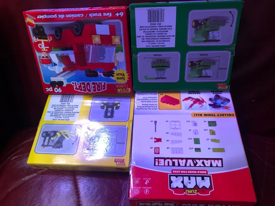 Zuru Knight's Castle and set of 3 Best Lock (blocks) vehicles; NIB FREE SHIPPING - Image 2 of 4