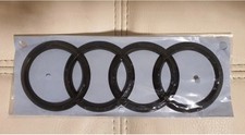 Audi Badge Emblem Black Rings Audi 200mm� 70mm GENUINE...