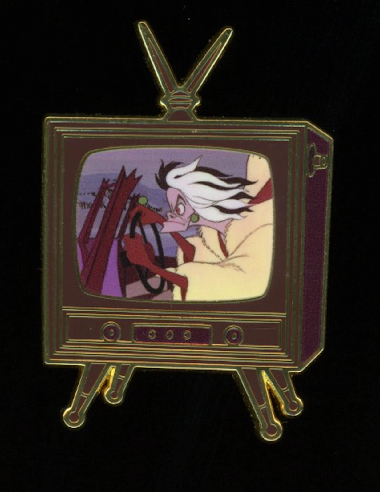 Boxlunch 101 Dalmatians TV Mystery Cruella Car Disney Pin