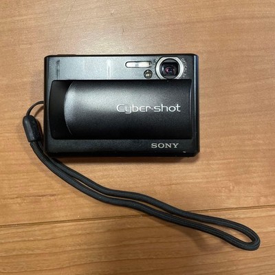 SONY Cyber-shot DSC-T1 Compact Digital Camera Black 5MP Tested