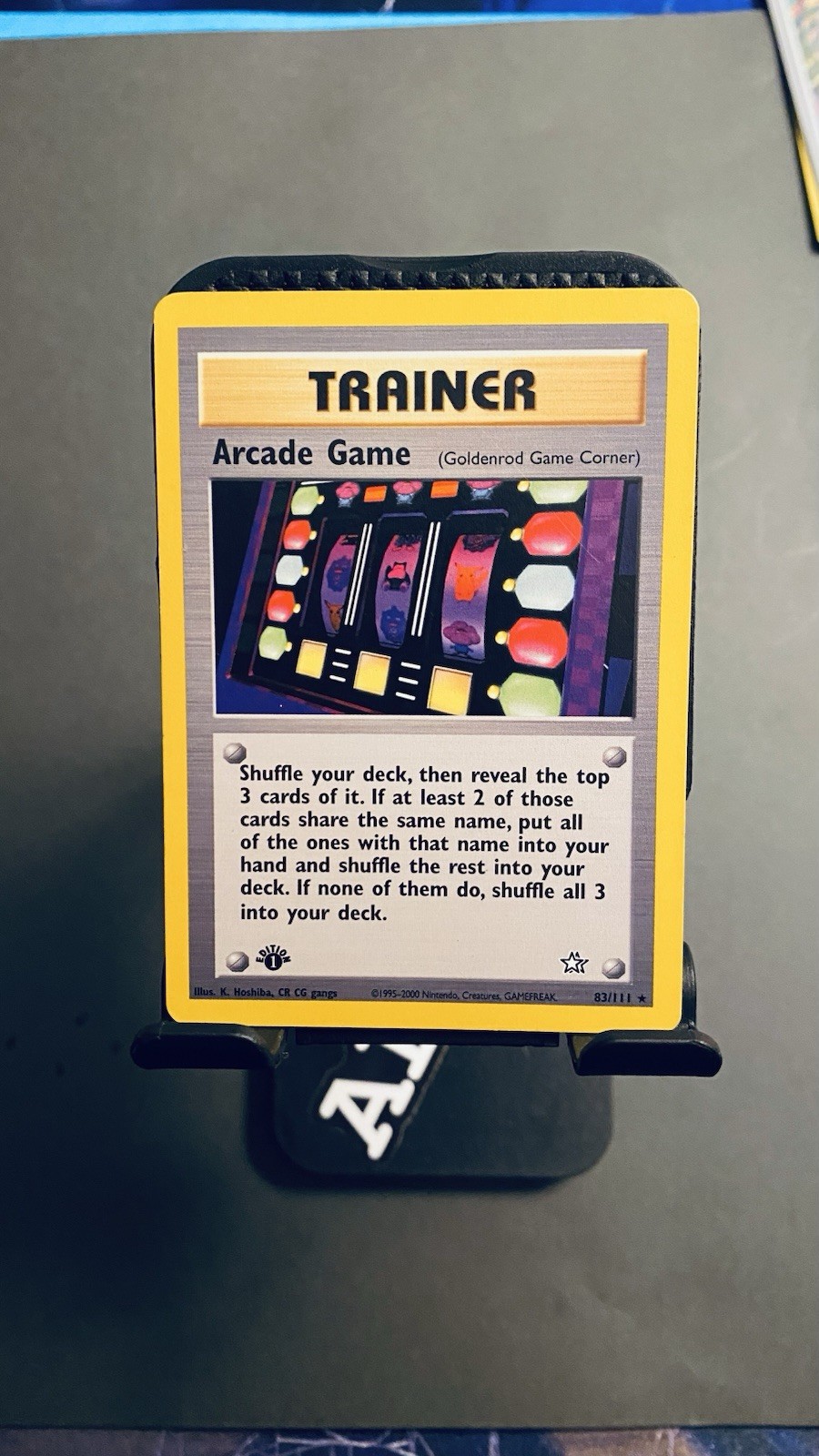 Pokemon Card 1st Edition Neo Genesis Arcade Game 83/111 Rare NM