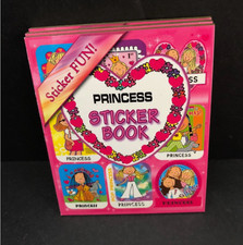 Personalized Name PRINCESS STICKER BOOK Stick W/Us Girls Funky Groovy Stickers