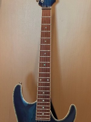 アイバニーズ　エレキギター　SA460QM-SPB Ibanez SA460QM-SPB Electric Guitar Blue Quilted Maple Top with Arm