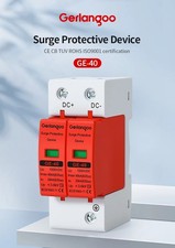 SPD DC 1000V 20KA 40KA House Surge Protector Protective Low-Voltage Arrester Dev