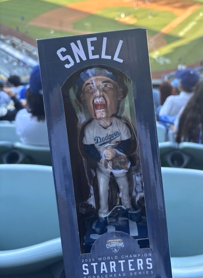 Blake Snell Bobblehead 2026 LA Dodgers SGA Bobblehead STARTER
