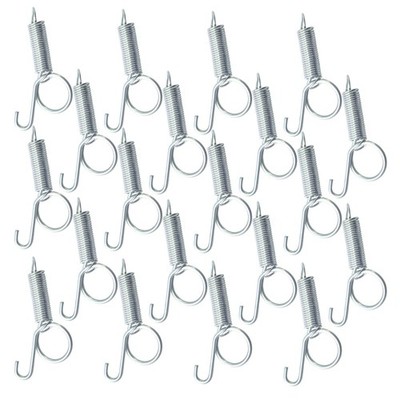 Pet Cage Door Latch Spring Hook - 20 Pack Heavy Duty Spring Loaded Dog Crate ...