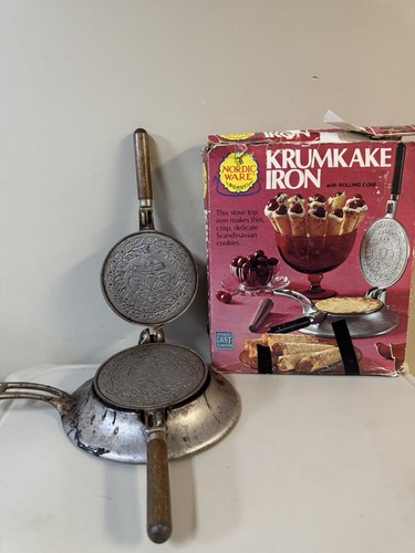 Vintage Scandinavian Nordic Ware Krumkake Iron