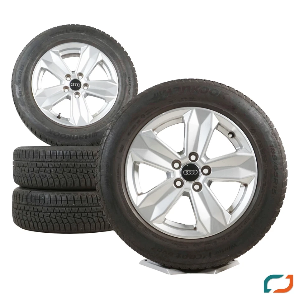 Original Audi A1 GB 82A Winterräder Winterreifen 15 Zoll Felgen 185/65 R15 92H - Bild 1 von 4