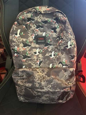 Vans X Nintendo Men's old Skool II Duck Hunt Camo Backpack Bag