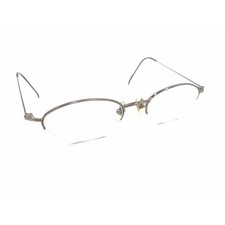 Calvin Klein Vintage 161 509 Bronze Brown Half Eyeglasses Frames 48-17 135 Japan