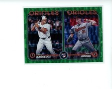 2024 Topps Update Green Crackle Foil #US315 David Banuelos Matt Krook RC #d /499
