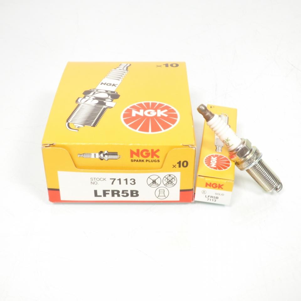 Bougie d'allumage NGK LFR5B 7113 neuve pièce de rechange moteur essence voiture