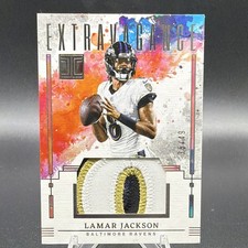 Panini 2025 Impeccable Extravagance Patches Lamar Jackson #EP-JJN /49 Ravens