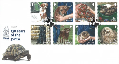 2018 Jersey 150th Anniversary of the JSPCA First Day Cover
