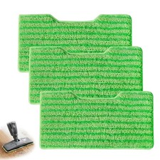 XdealCozyxc 3 Pcs Reusable Vac Mop Pads Replacement for 24cm x 13cm, Green