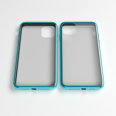 1х feste Hülle für  iPhone 11 Pro Max (Wahl zwischen grün oder weiß)