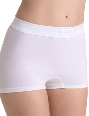 Sloggi Double Comfort Women s White Pants Shorts Size 16 BNWOT RRP £14
