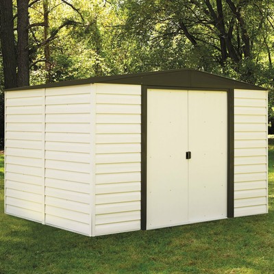 arrow ezee shed extra high gable steel storage shed