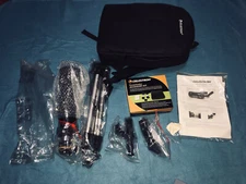 Celestron 21035 D70 F400 Travel Telescope (Black) In Backpack With Accessories