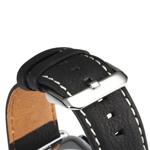 Luxus Echtleder Schnalle Armbanduhr Band Armband Gürtel für Apple Watch Serie - Bild 15 von 31