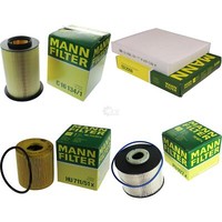 MANN-FILTER Inspektionspaket Filtersatz FüR Ford Kuga I C-Max 2.0 Tdci